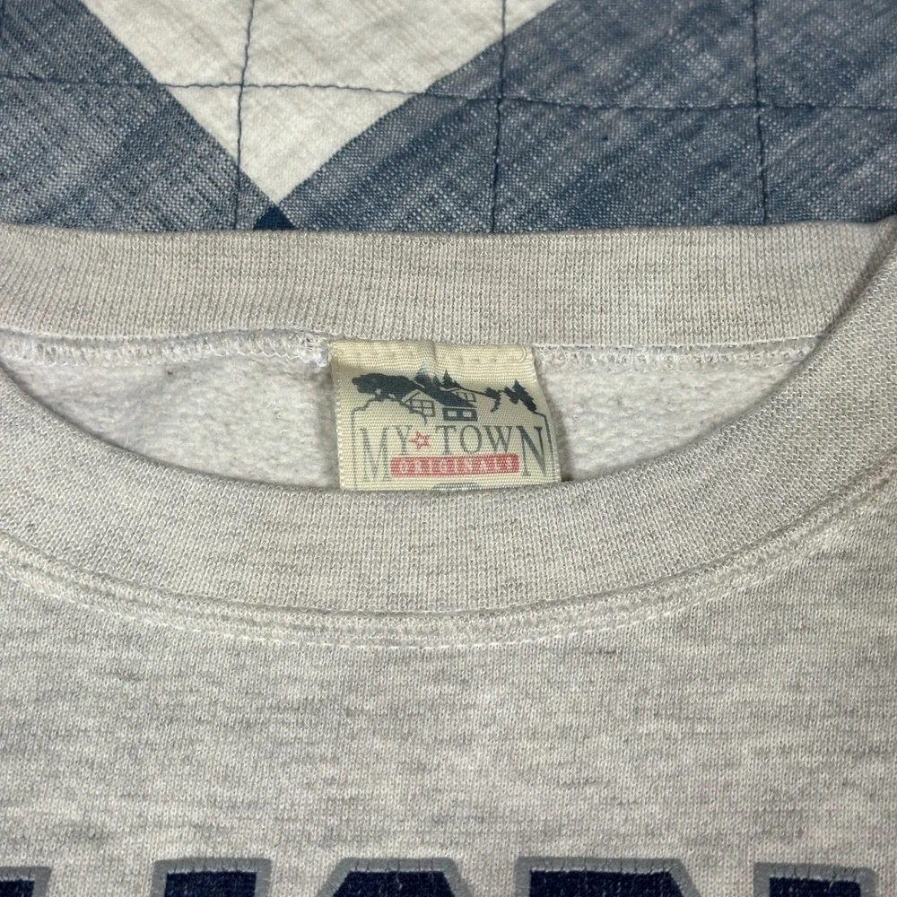 Vintage 1987 Salisbury Maryland Sweatshirt XL Gray My Town Originals Made in USA